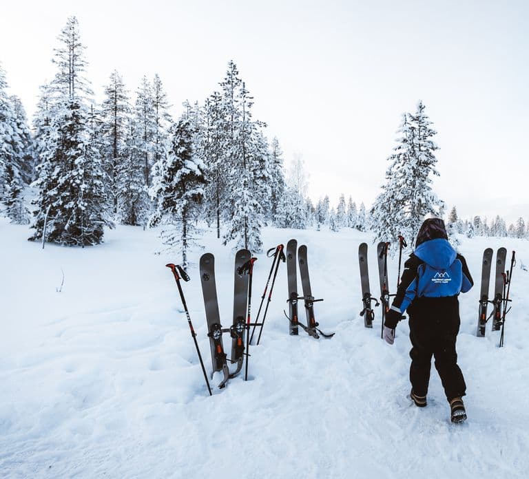 Rovaniemi: Lapland Ski Trekking Safari