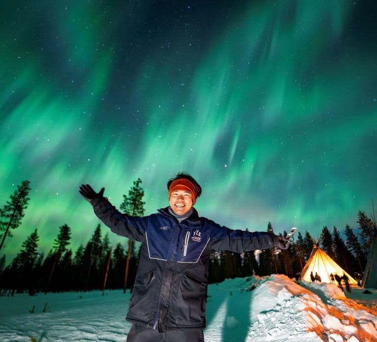 Rovaniemi: Northern Lights Tour with Aurora Guarantee