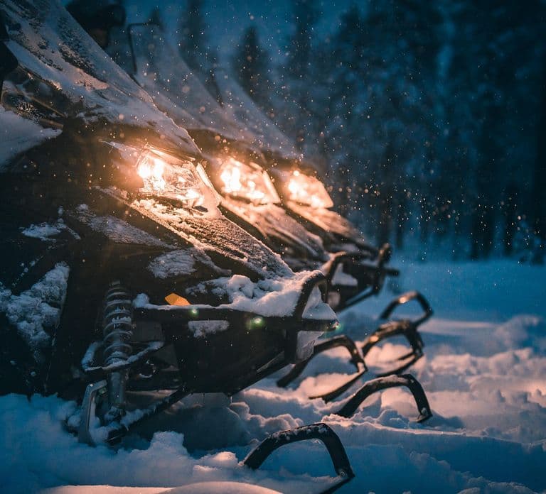 Rovaniemi: Northern Lights Tour with Electric Snowmobiles