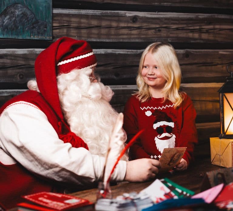Rovaniemi: Private Meeting with Santa Claus in his Office
