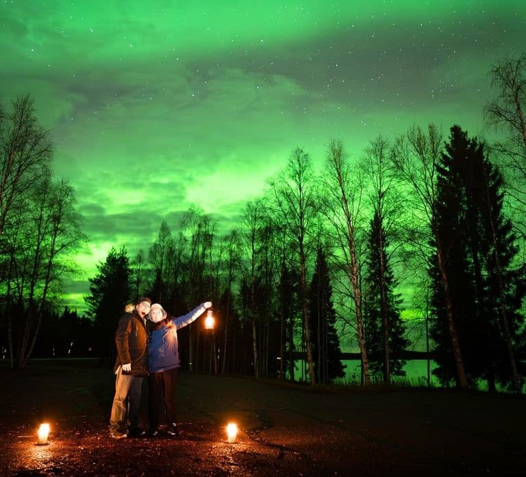 Rovaniemi: Tour Privado de Aurora Boreal em Van VIP