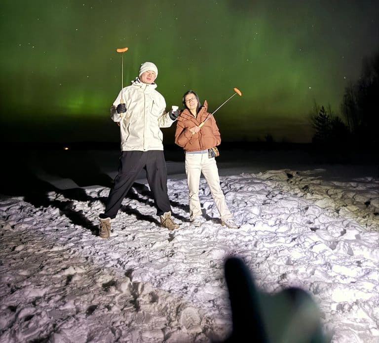 Rovaniemi: Cacería de auroras boreales en la naturaleza salvaje de Laponia