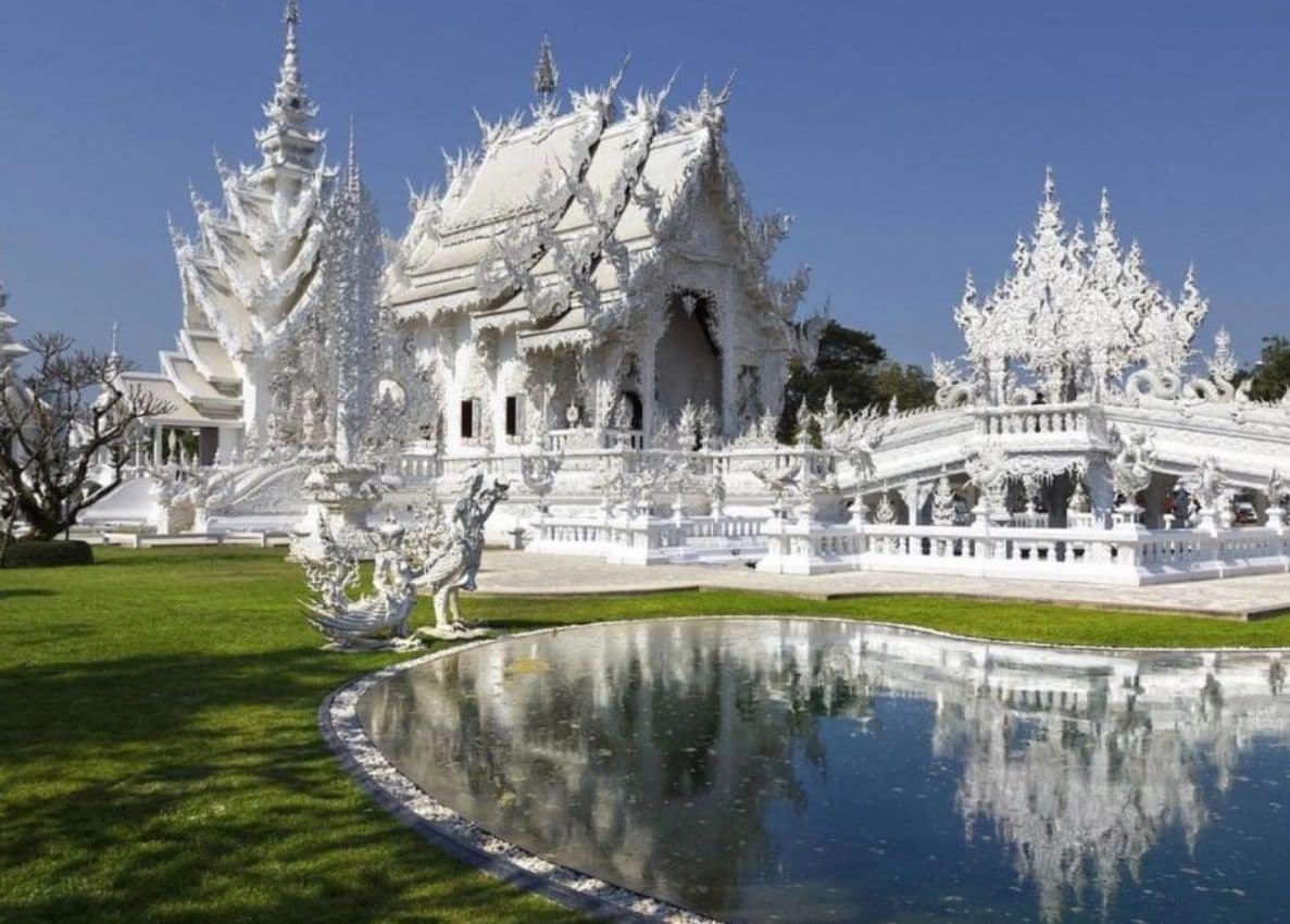 [Zniżka Early Bird] Wycieczka jednodniowa do Chiang Rai: Biała i Niebieska Świątynia, Złoty Trójkąt