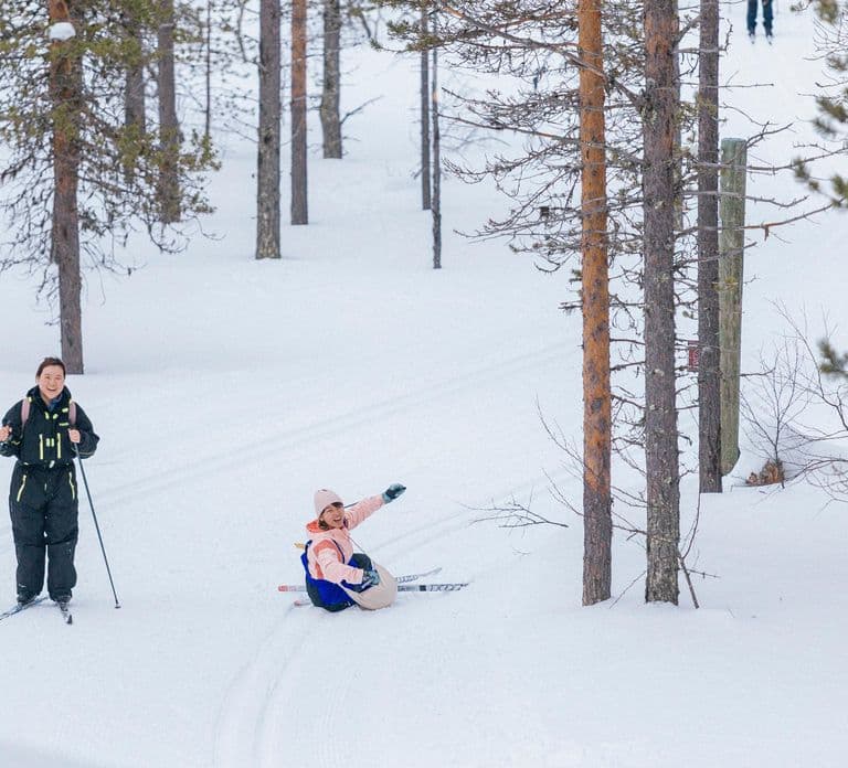 Saariselkä: Esqui cross-country para iniciantes