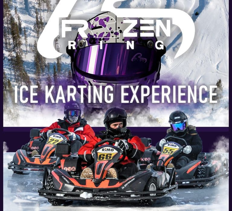 Saariselkä: Ice-Karting-Erlebnis