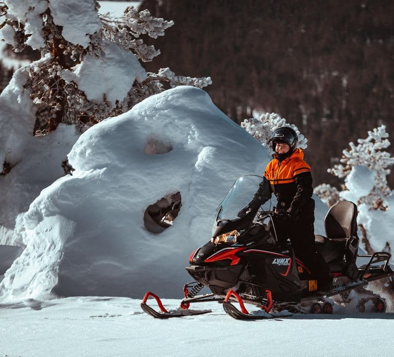 Saariselkä: Safári de Snowmobile de Uma Hora