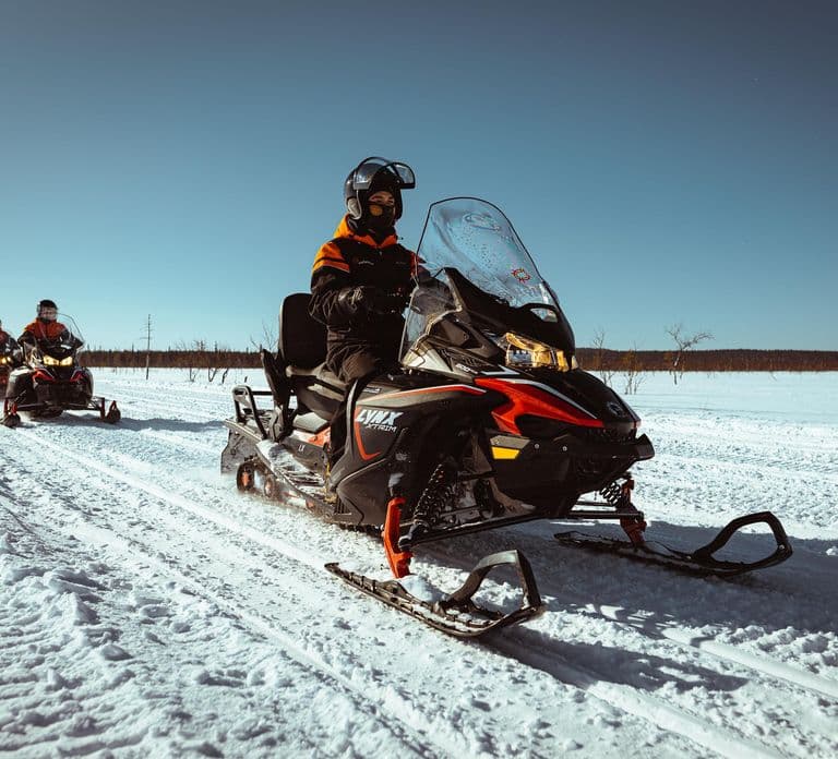 Saariselkä: Safári de Snowmobile de Uma Hora