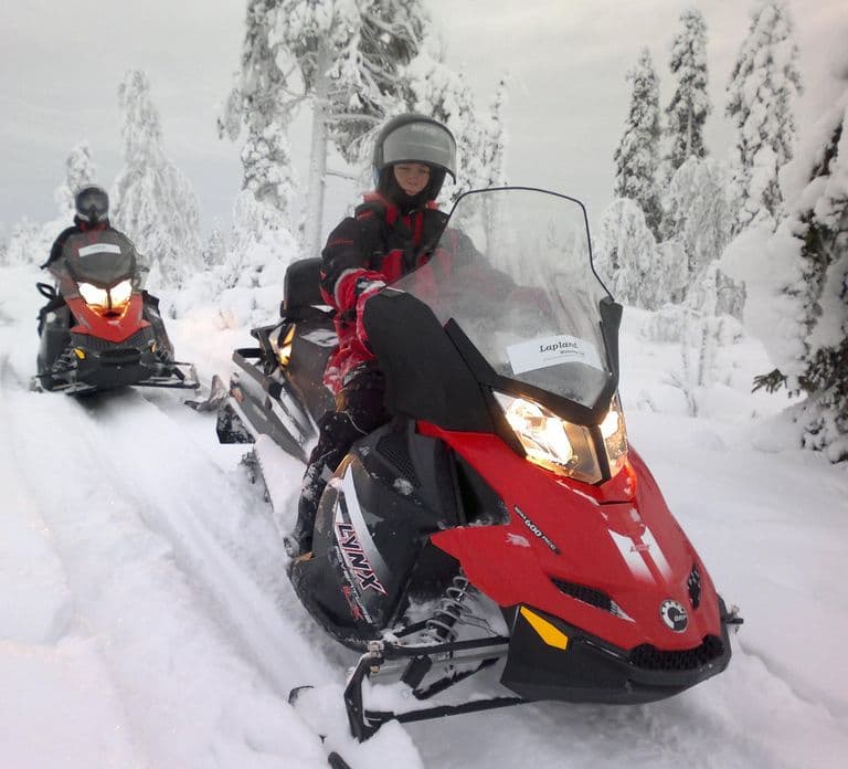 Saariselka: Schneemobil-Safari durch die Tundra mit BBQ