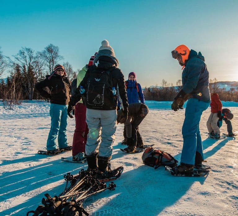 Winter Snowshoeing in the Finnish Wilderness