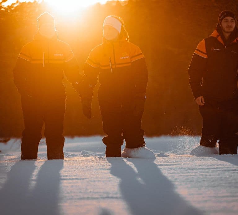 Ylläs: Leśna wędrówka w rakietach śnieżnych