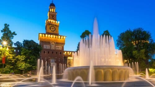 Milan Cathedral + Sforza Castle + Monument to Leonardo da Vinci + Casa Milan + Arco della Pace Dagtochten