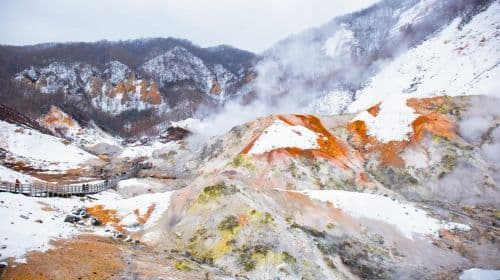 Hokkaido Lake Toya Snowmobile + Noboribetsu Jigokudani + Bear Ranch 1-day tour| 9-Person Small Group Optional Day Tours