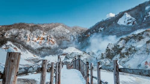 Hokkaido Noboribetsu Jigokudani Valley + Lake Tōya + Showa Shinzan + Lake Shikotsu or Mitsui Outlet Park 1-day tour Day Tours