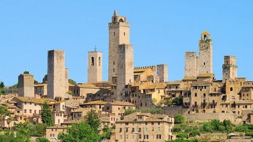San Gimignano, Siena, Monteriggioni: Wycieczka z przewodnikiem, lunch i degustacja win