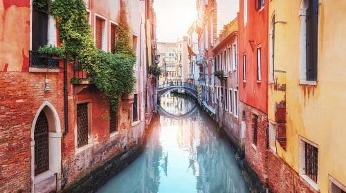 Passeio a pé em Veneza e passeio de gôndola