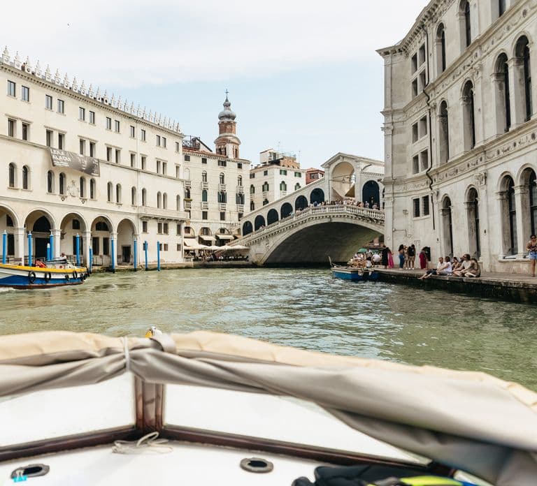 Venise : Transfert en bateau-taxi depuis l'aéroport Marco Polo