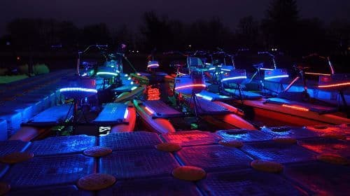Belfast: Guided Nighttime Hydrobike Tour on the River Lagan Day Tours