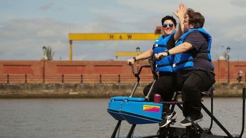Belfast: River Lagan Hydrobike Tour Day Tours