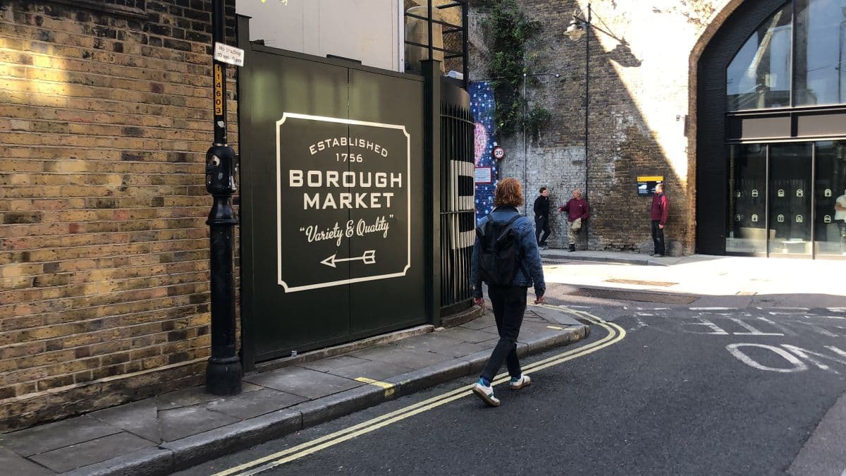 Tour gastronómico autoguiado por podcast en Borough Market