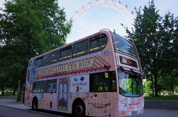 London Afternoon Tea Bus com Tour Panorâmico