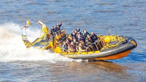 Londen: 70 minuten Thames Barrier speedboottocht dagtochten