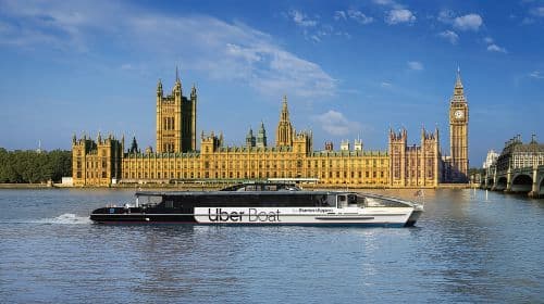 Londen: Uber Boat - Enkele reis River Thames Cruise dagtochten