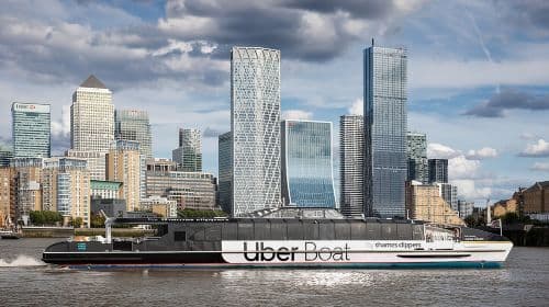 Londres: Uber Boat - Crucero de trayecto único por el río Támesis