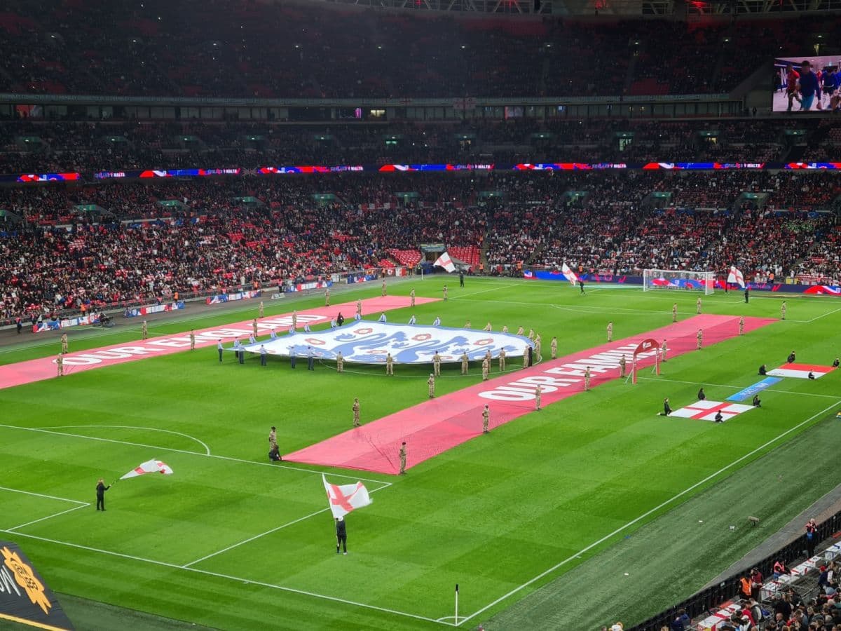Bezoek aan Wembley Stadium