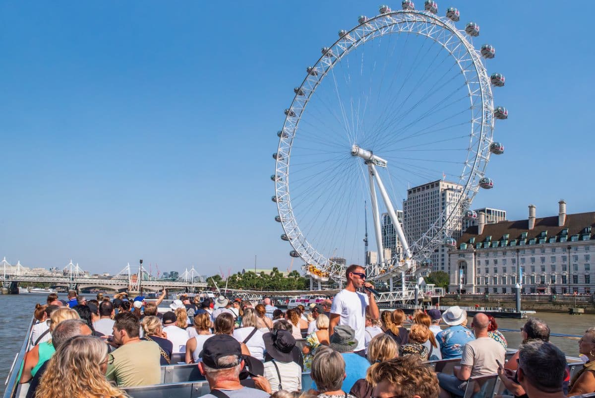 Cruzeiro pelo Rio Tâmisa de Westminster a Greenwich