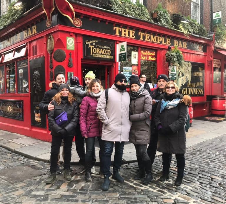 Hoogtepunten van Dublin: 2,45 uur durende wandeltour in het Italiaans