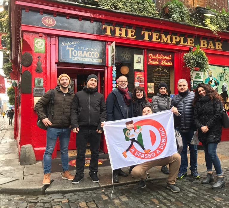 Hoogtepunten van Dublin: 2,45 uur durende wandeltour in het Italiaans