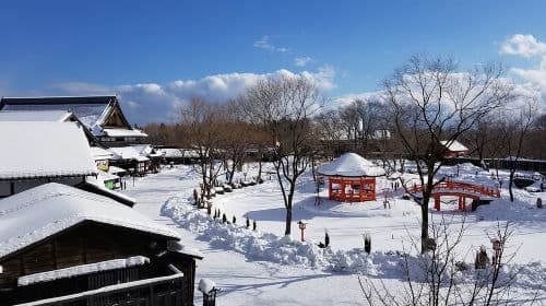 1-daagse pas voor Noboribetsu Date Jidaimura dagtochten
