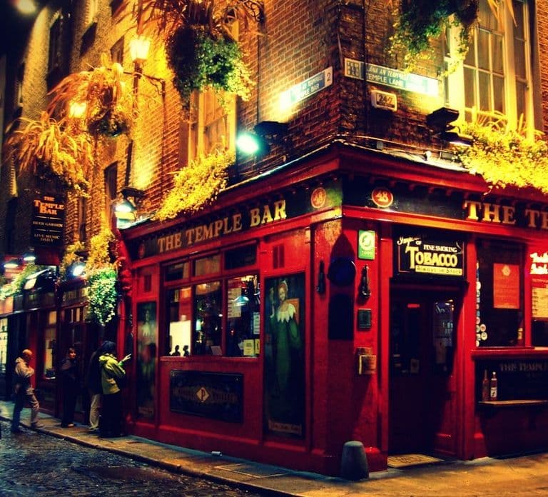 Visite nocturne de Temple Bar à Dublin