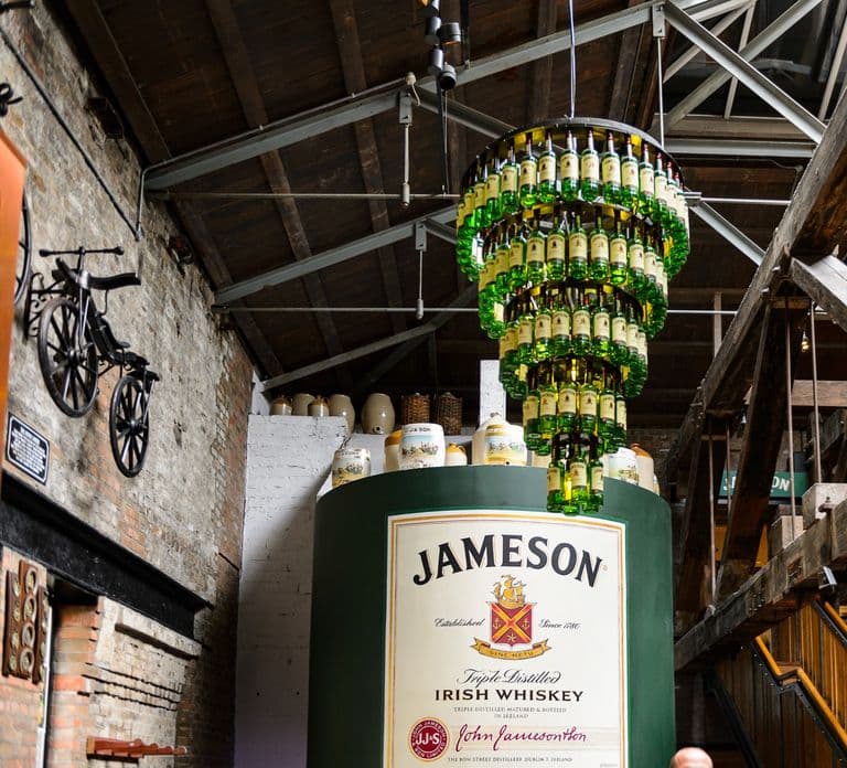 Dublin Temple Bar Tour mit Whiskey-Tour in der Jameson Distillery