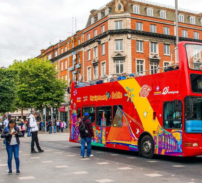 Dublin: City Sightseeing Hop-On Hop-Off Bus Tour