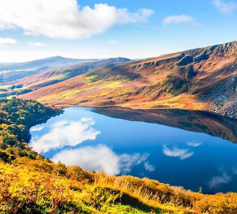 Vanuit Dublin: Ochtendtour Glendalough & Wicklow Mountains
