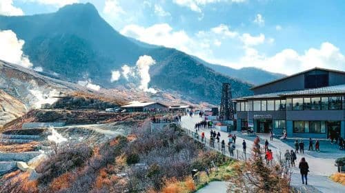 Excursion d'une journée à Hakone et Kamakura au Japon : Owakudani, le Torii du lac Ashi et Enoshima | Excursions au départ de Tokyo