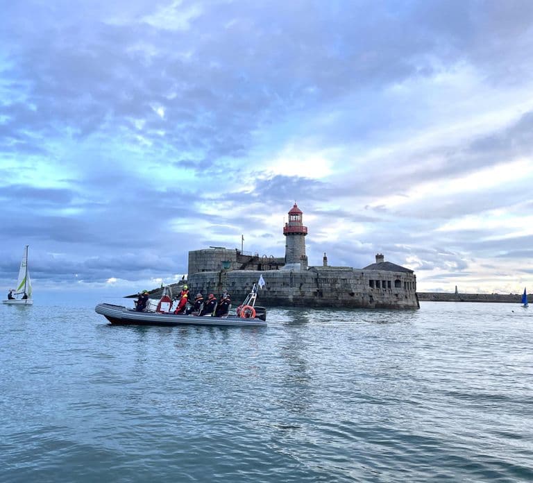 Begeleide boottocht rond Dublin Bay