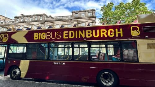 Big Bus Edinburgh Hop-on Hop-off Sightseeing Tour by Open-Top Bus Day Tours
