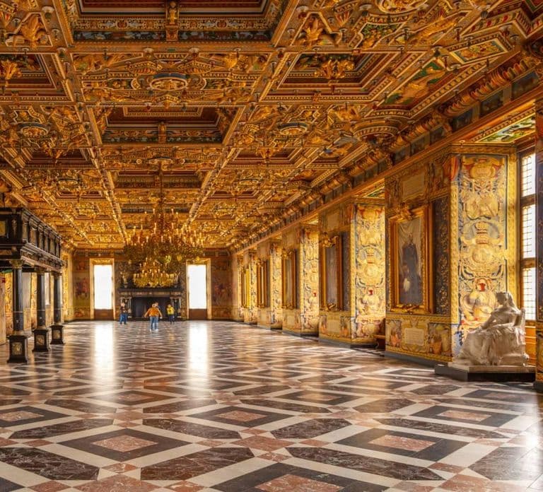 Castles of Kronborg and Frederiksborg from Copenhagen by Car