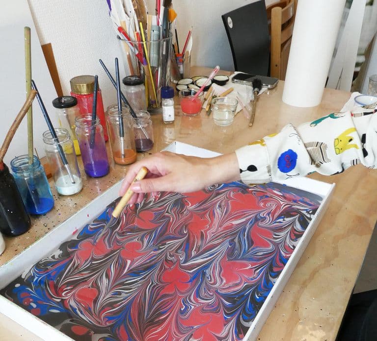 Kopenhagen (2-stündiger Papiermarmorierungs-Workshop mit Goda)