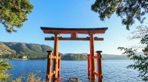 1-day tour of Peace Torii + Owakudani + pirate ship + Oshino hakkai in Hakone, Japan Day Tours