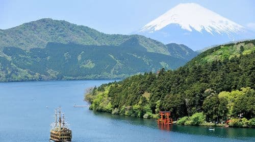 1-day tour of Peace Torii + Owakudani + pirate ship + Oshino hakkai in Hakone, Japan Day Tours