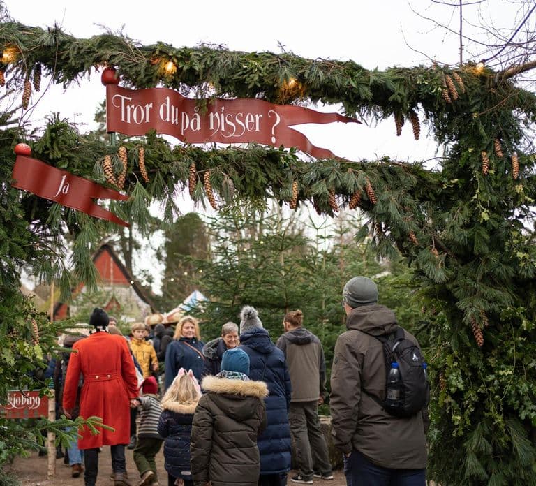 Unique Christmas Market in the Old City in Aarhus