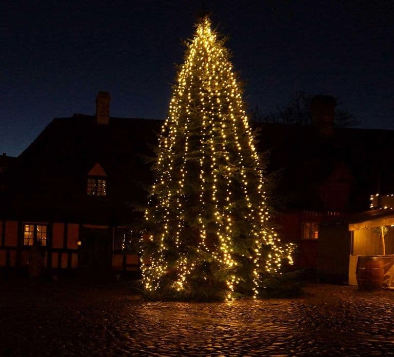 Unique Christmas Market in the Old City in Aarhus