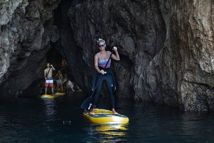 Guided Barranco Grottos and Caves by Stand up Paddle Tour