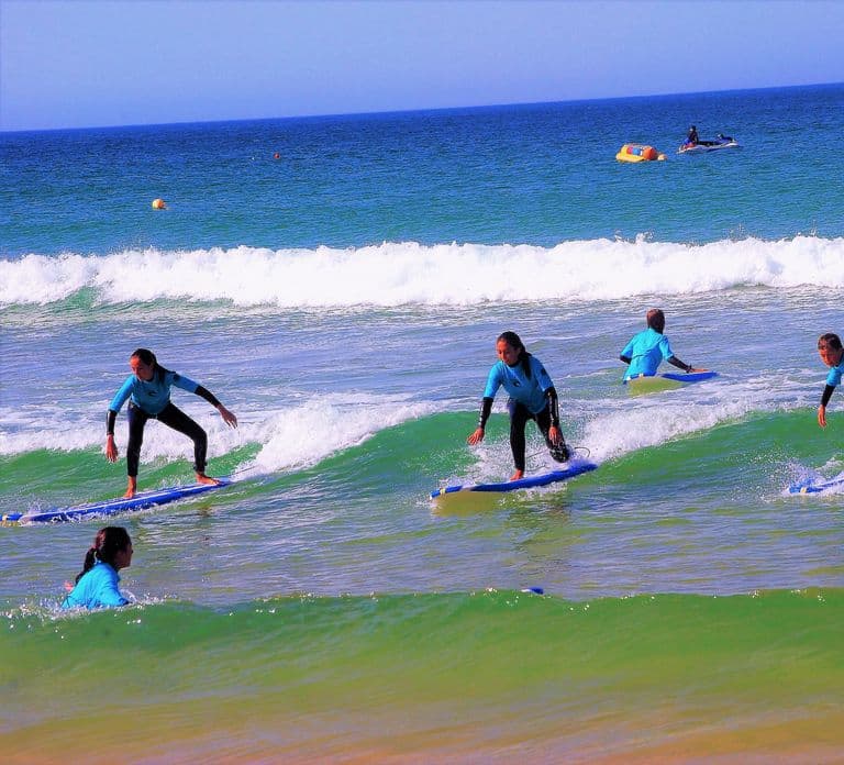 Albufeira : Cours de surf à la plage de Galé