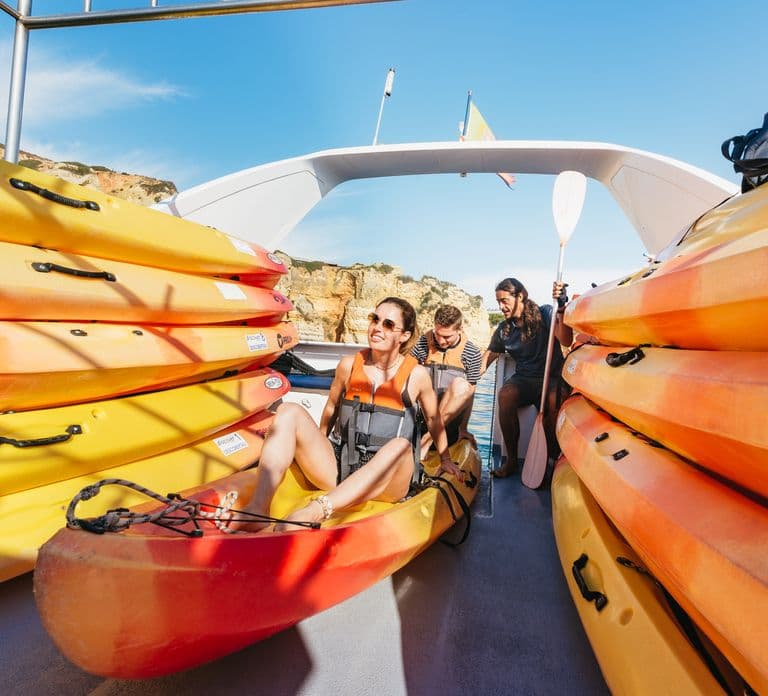 From Lagos: Explore Ponta da Piedade Sea Caves by Kayak