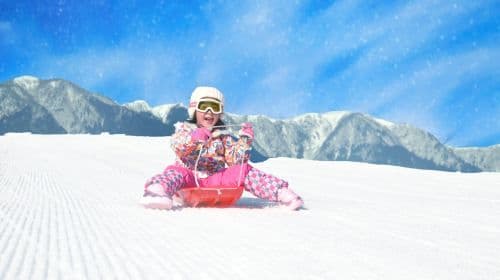 1-day tour to Otaru + Bibai Snow Land + Shiroi Koibito Park in Hokkaido, Japan: Snow Play Experience