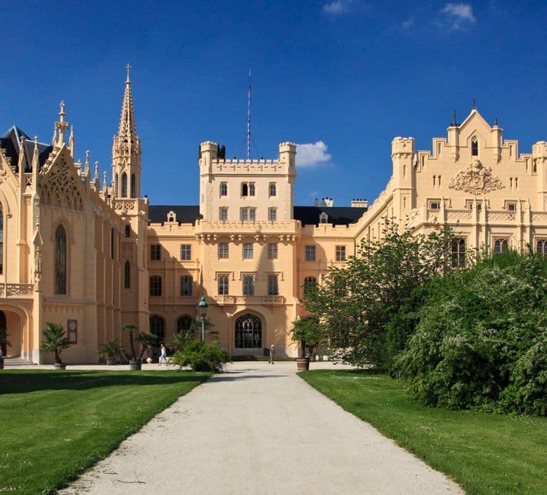 From Vienna and Bratislava: Moravia: Lednice Castle and park